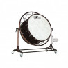 NP Bass Drum Concert Cover Chrome 80x50 cms Black