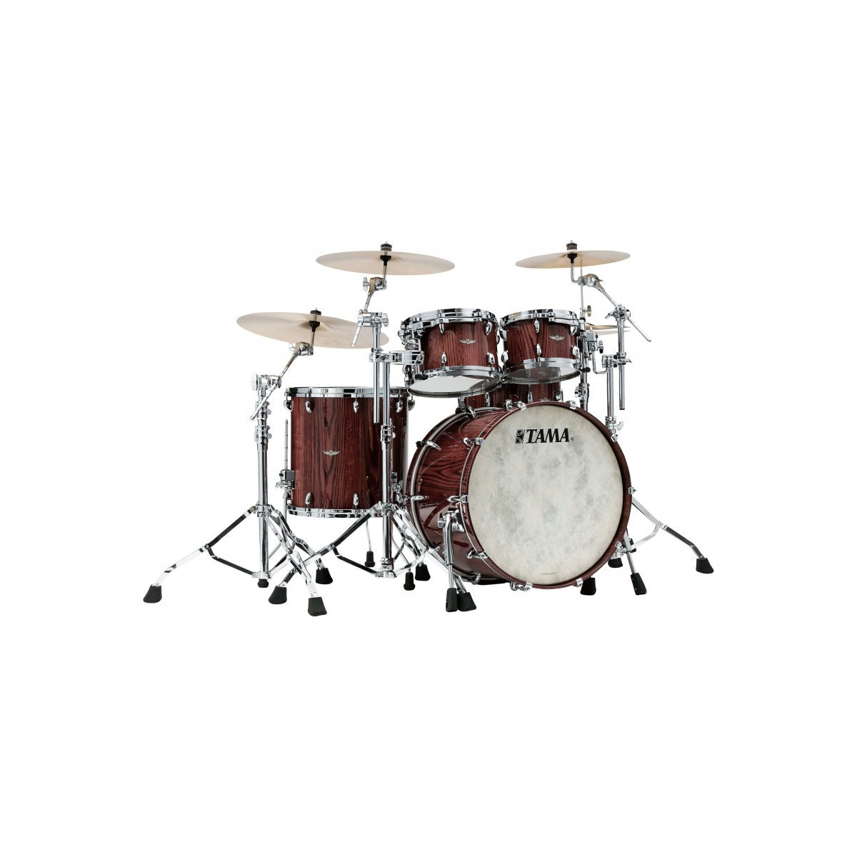 Tama star walnut 4pc deals drum set