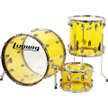 Ludwig Vistalite Jazzette Yellow