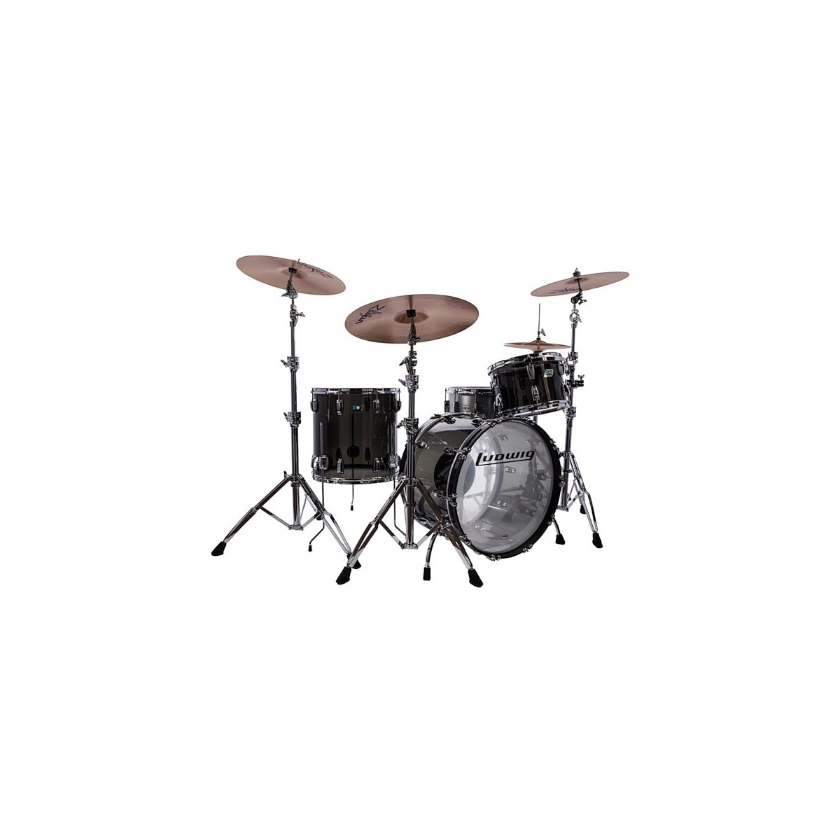 Ludwig vistalite hot sale smoke