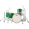 Ludwig Continental Zep Set Green Sparkle
