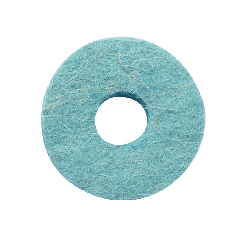 Dixon PAWS-9B2/4 Wool Cymbal Felt Quetzal Blue