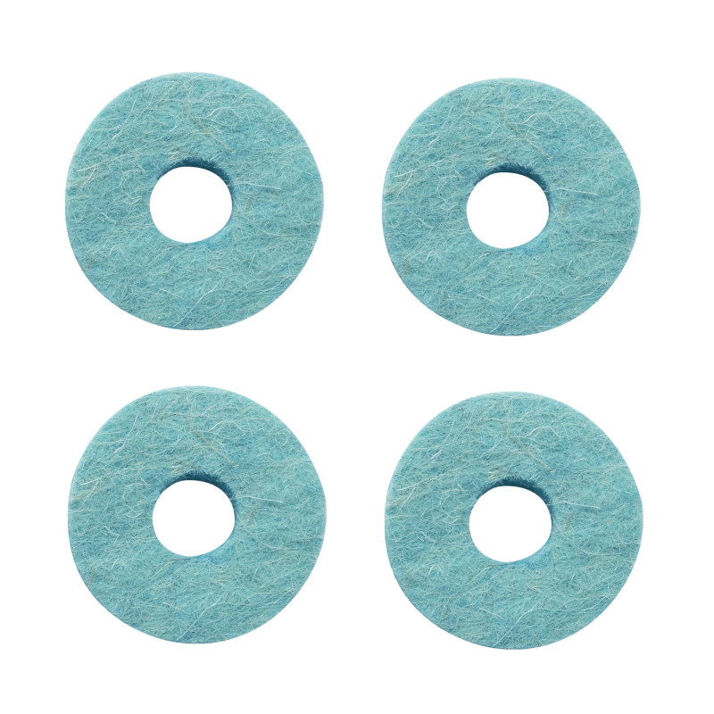 Dixon PAWS-9B2/4 Wool Cymbal Felt Quetzal Blue