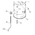 Yamaha U0160205 Floor Tom Leg