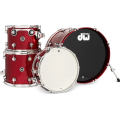 DWe 4 Pieces Set Black Cherry Metallic