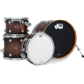 DWe 4 Piezas Set Candy Black Burst Over Curly Maple Exotic