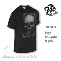 Vic Drums T-Shirt Drummer Skull Hombre Manga corta XL